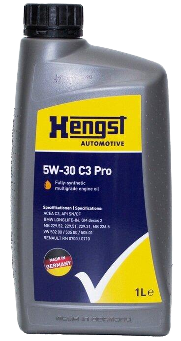 Моторное масло Hengst 5W-30 C3 Pro, 1л